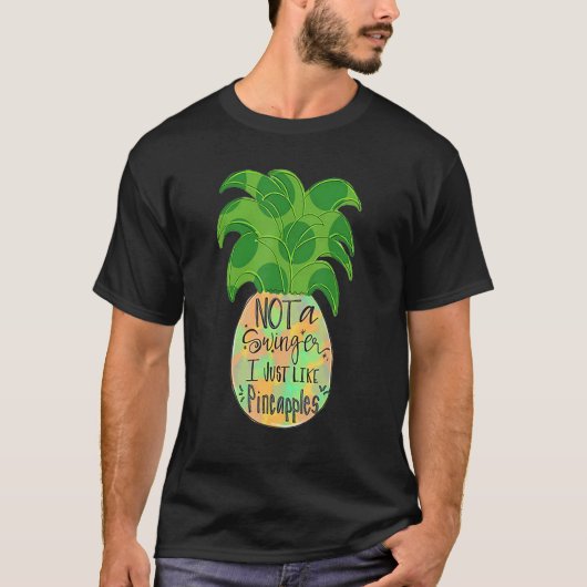 T-shirt Je N'Aime Pas L'Ananas (Devant)
