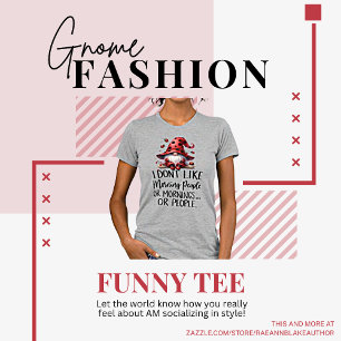 T-Shirt Je n'aime pas les gens du matin