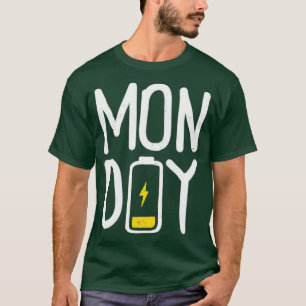 T-shirt Je n'aime pas lundi