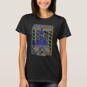 T-shirt Je n'arrête pas le projet de construction masculin