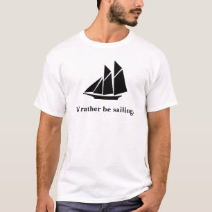 T-shirt Je naviguerais plutôt