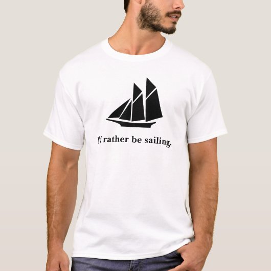 T-shirt Je naviguerais plutôt (Devant)