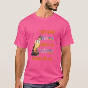 T-shirt Je ne bois pas toujours quand je fais du camping,