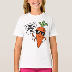 T-shirt Je ne carotte pas tous les légumes de jeu
