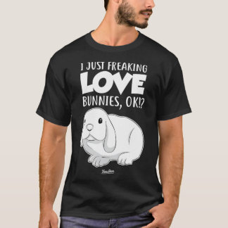 T-shirt Je Ne Casse Que Des Bunnies D'Amour