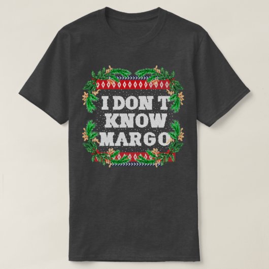 T-shirt Je ne connais pas margo1 (Design devant)