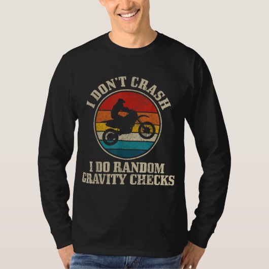 T-shirt Je ne crasse pas Random Gravity Check (Devant)