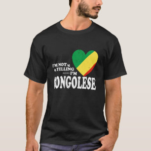 T-shirt Je ne crie pas, je suis un souvenir du drapeau con