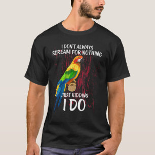 T-shirt Je ne crie pas toujours pour rien Macaw Hybrid Mac