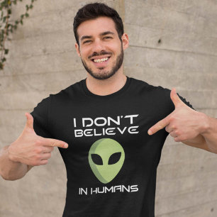 T-shirt Je ne crois pas chez l'homme