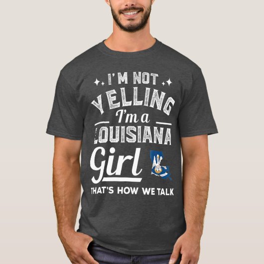 T-shirt Je Ne Dis Pas Que Je Suis Une Louisiane (Devant)