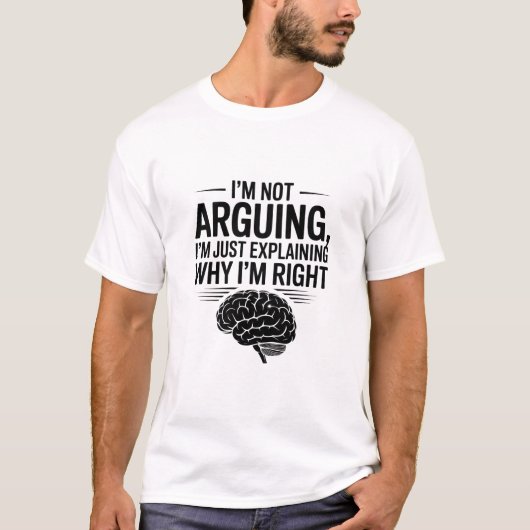 T-shirt Je ne discute pas Citation drôle et sarcastique (Devant)