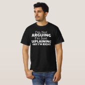 T-shirt je ne discute pas, j'explique simplement pourquoi (Devant entier)