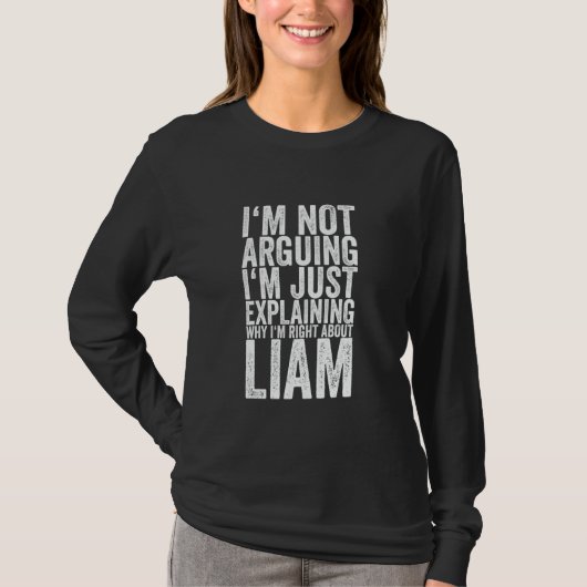 T-shirt Je ne discute pas, j'explique simplement pourquoi (Devant)