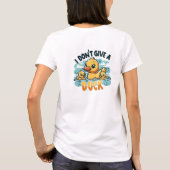 T-shirt Je ne donne pas de canard mère canard (Dos)