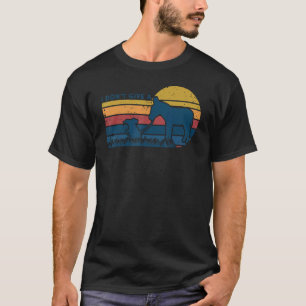 T-shirt Je ne donne pas l'âne de Rat Retro Vintage dire 7