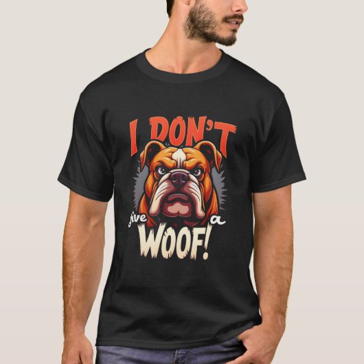 T-shirt je ne donne pas woof (Devant)