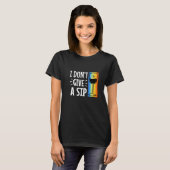 T-shirt Je ne fais pas de gorgée (Devant entier)