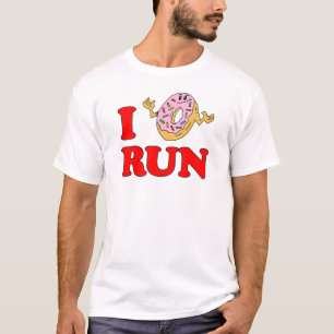 T-shirt Je Ne Fais Pas (Donut) Courir Un Spectateur