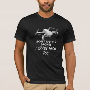 T-shirt Je ne fais pas que voler drones photo aérienne Rc