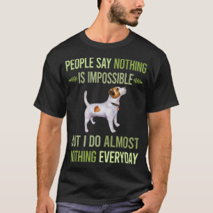 T-shirt Je ne fais rien Jack Russell 02