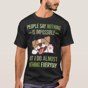 T-shirt Je ne fais rien Jack Russell 66
