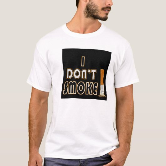 T-SHIRT JE NE FUME PAS ! (Devant)