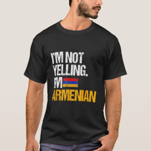 T-shirt Je ne hurle pas arménien