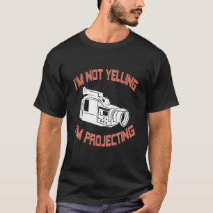 T-shirt Je ne hurle pas Je projette le théâtre présent
