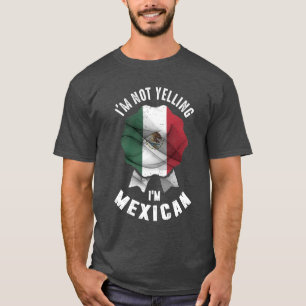 T-shirt Je ne hurle pas Je suis Mexicaine