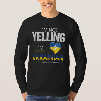T-shirt Je ne hurle pas je suis ukrainien
