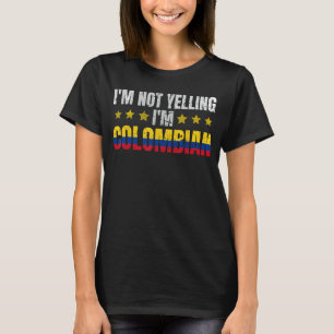 T-shirt Je ne hurle pas Je suis un Humour colombien Graphi