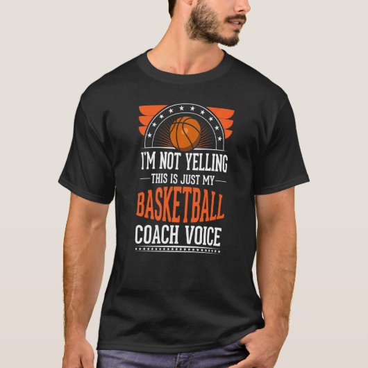 T-shirt Je ne hurle pas que c'est juste du cacao de basket (Devant)