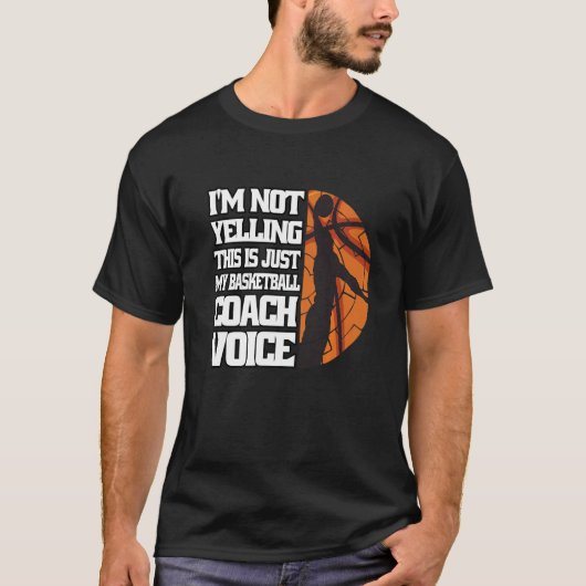 T-shirt Je Ne Joue Pas À Basketball Coach Voix Coaching Ba (Devant)