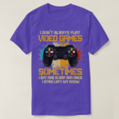 T-shirt Je ne joue pas toujours Jeux Vidéos Funny Boys ns  (Design devant)