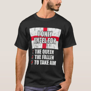 T-shirt Je Ne M'Agenouille Que Pour Que La Reine Les Falle