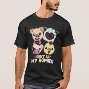 T-shirt Je Ne Mange Pas Mon Époux Vivre Végétarien Végétar