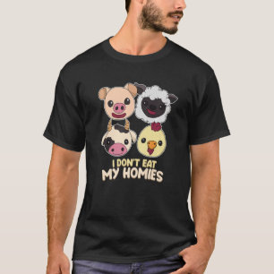 T-shirt Je Ne Mange Pas Mon Époux Vivre Végétarien Végétar