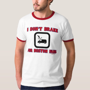 T-shirt Je ne me casse pas pour des fans de Boston