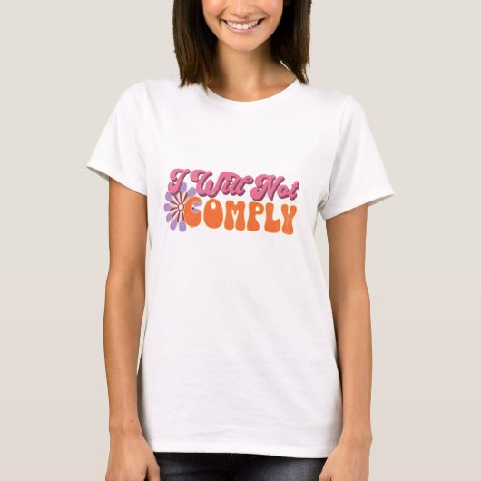T-shirt Je Ne Me Concomberai Pas (Devant)