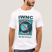 T-shirt Je Ne Me Concomberai Pas ! IWNC (Devant)