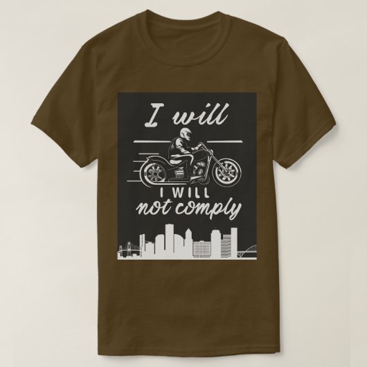 T-shirt je ne me conformerai pas (Design devant)