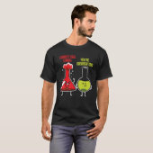T-shirt Je ne me sens pas stable Vous surréagissez au chim (Devant entier)