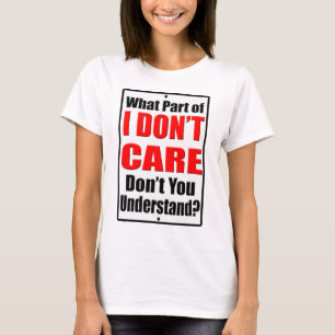 T-shirt Je ne m'inquiète pas
