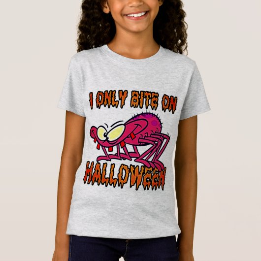 T-Shirt Je Ne Mord Qu'À Halloween (Devant)