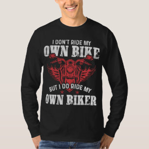 T-shirt Je Ne Parcours Pas Mon Propre Vélo, Mais Je Parcou