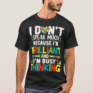T-shirt Je Ne Parle Pas Beaucoup De Beaux Garçons De Sensi