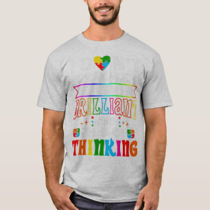 T-shirt Je ne parle pas beaucoup parce que je suis brillan