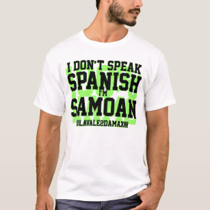 T-shirt Je ne parle pas espagnol