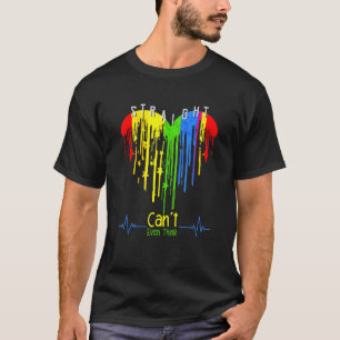 T-shirt Je Ne Pense Même Pas Droit Lovely Lgbt Gay pride H